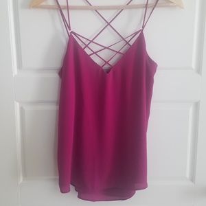 Magenta Express camisole tank top
